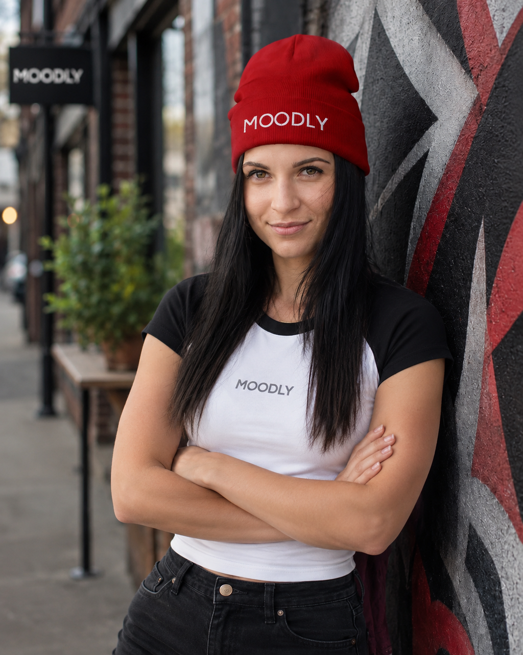 Moodly Embroidered Beanie