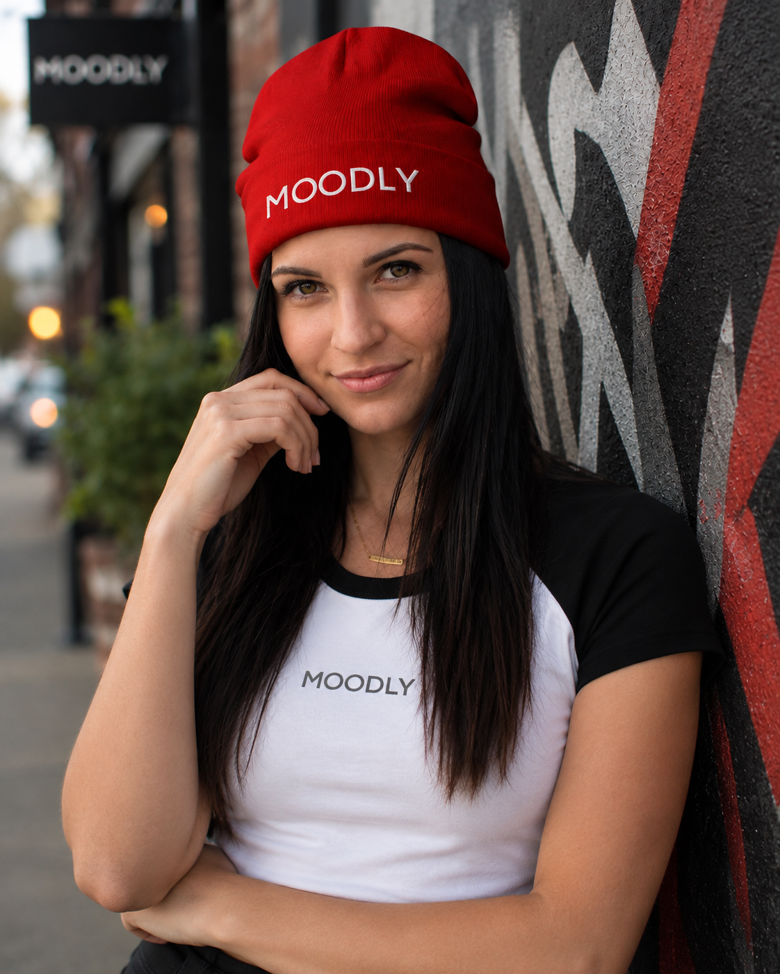 Moodly Embroidered Beanie
