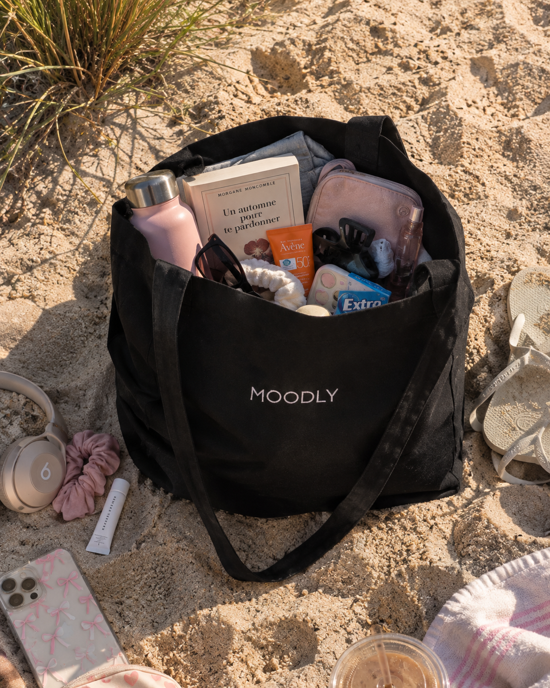 Moodly Large Tote Bag