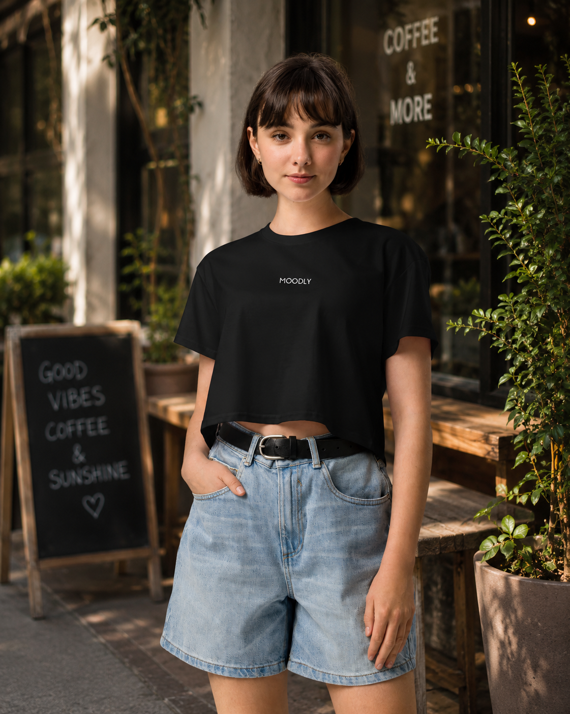 Moodly Boxy Tee